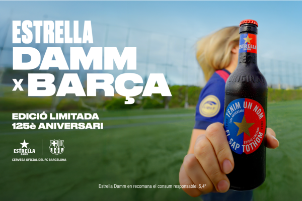 Estrella Damm celebra els 125 anys del FC Barcelona amb una edició limitada i exclusiva