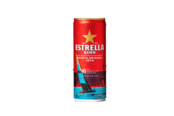 Estrella Damm beer pays tribute to the 37th America’s Cup with a limited edition of its 25cl can