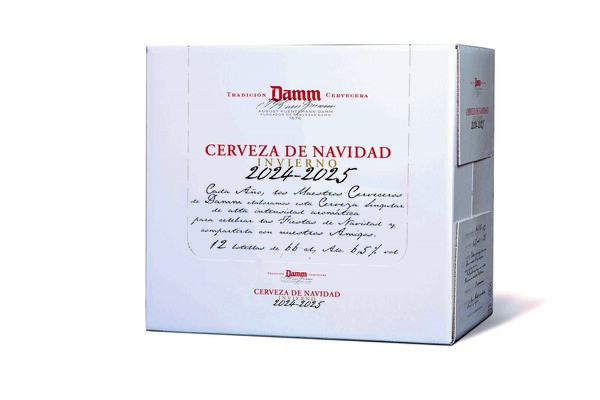 Cerveza de Navidad Damm 2024